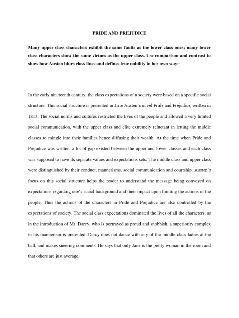 Реферат: Pride And Prejudice Essay Research Paper Pride 2